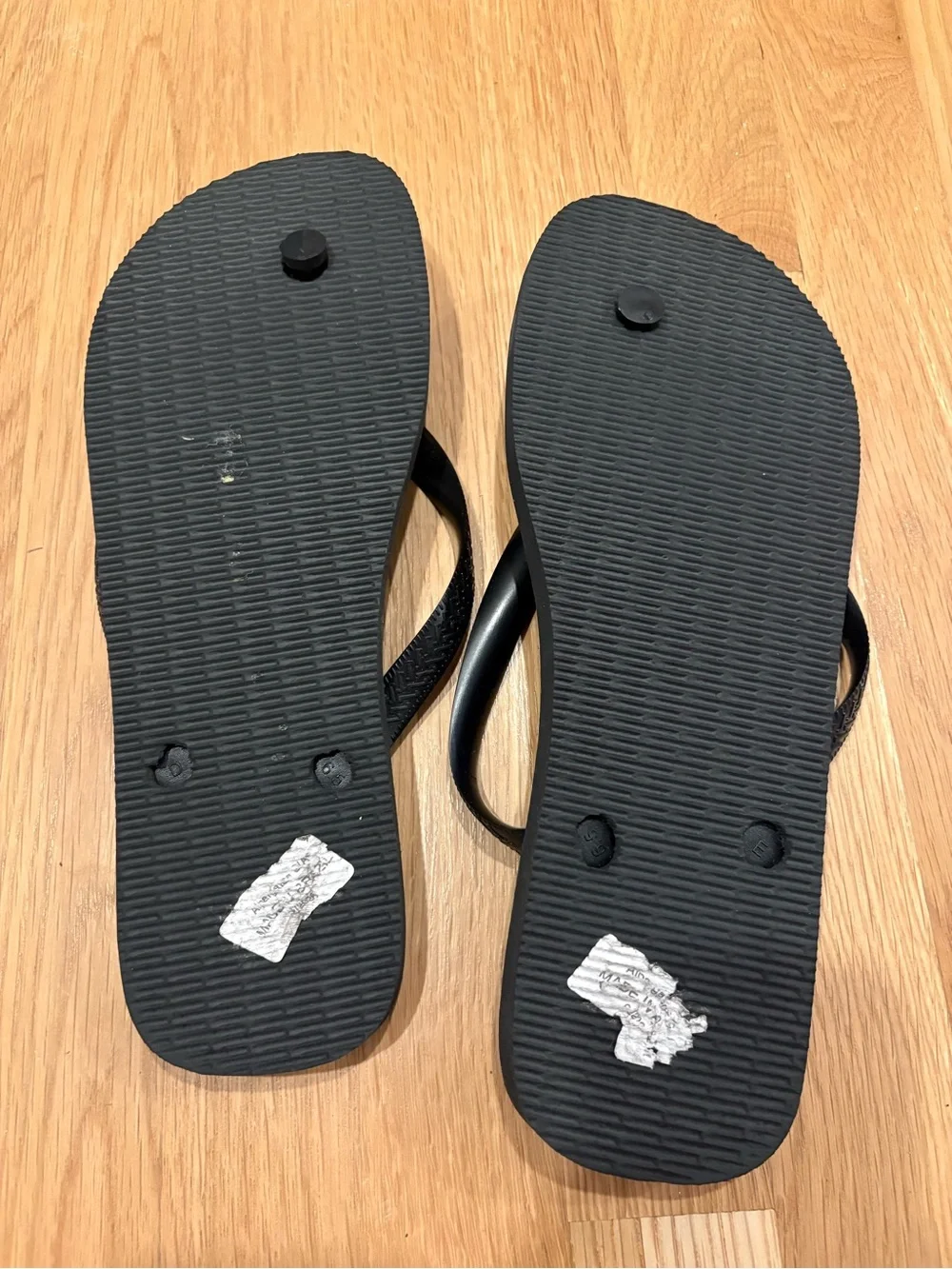 Disney Havaianas Men’s Black 45-46 Flip Flop Beach Sandals Size 13